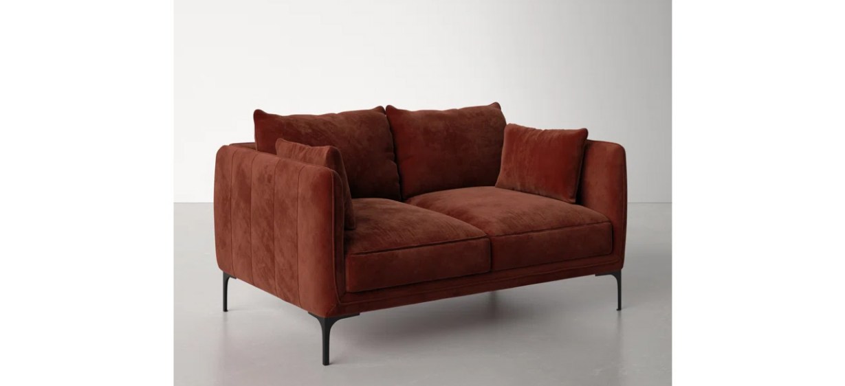 AllModern Rae Upholstered Loveseat