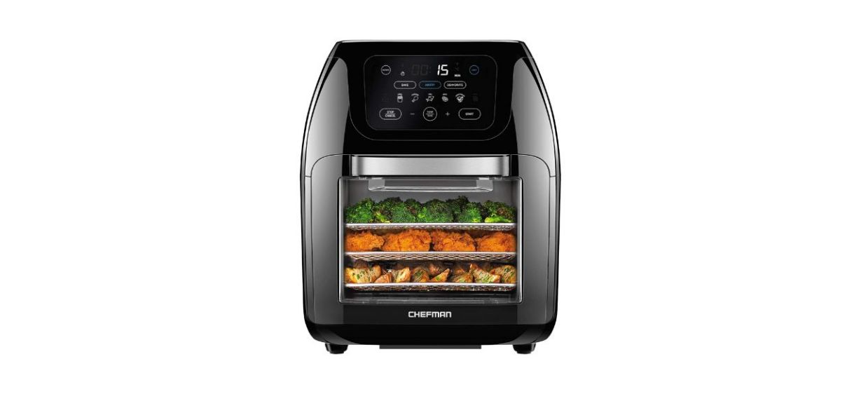 Tintalk 16 Quart Air Fryer 10-in-1 Multifunctional Toaster Oven