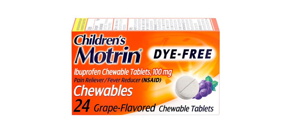 Best Children's Motrin Dye-Free ChewableTablets