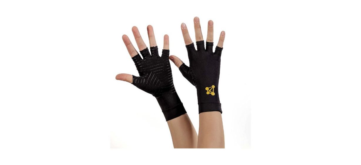 CopperJoint Fingerless Compression Gloves