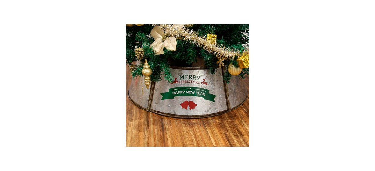 Best Darnassus Metal Christmas Tree Collar