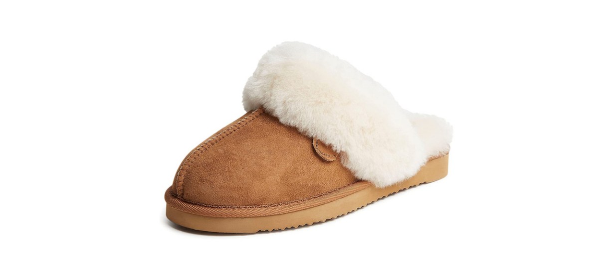 Best Dearfoams Fireside Sydney Shearling Scuff Slippers