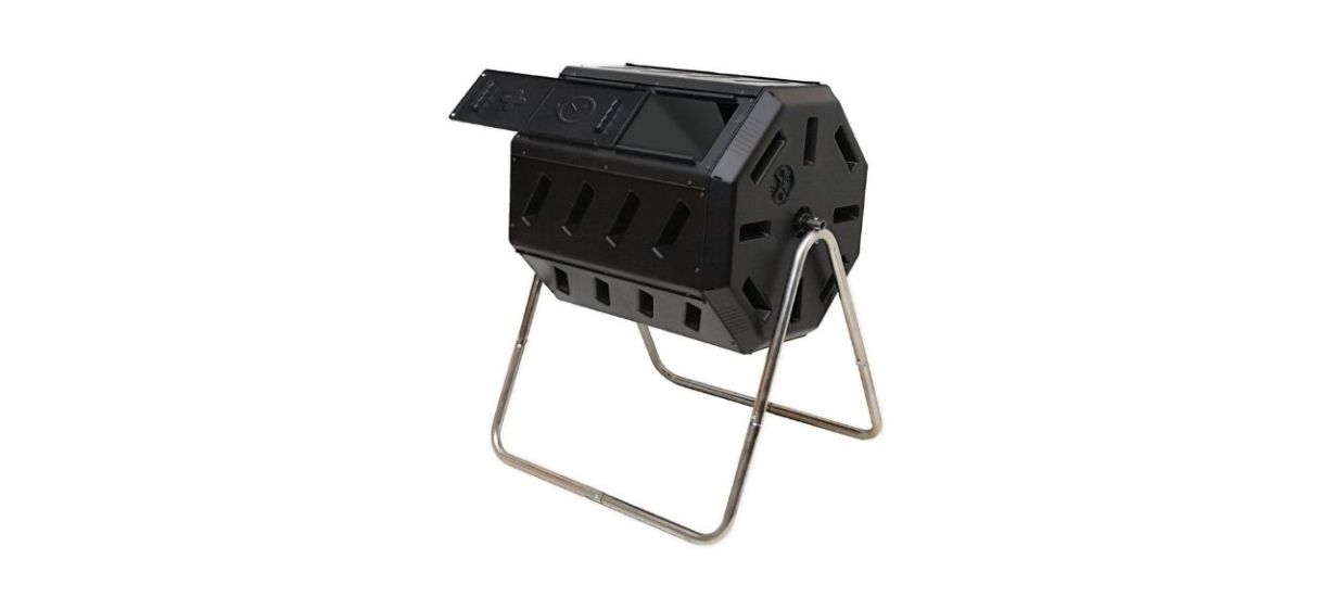 Best FCMP Outdoor IM4000 Dual Chamber Tumbling Composter