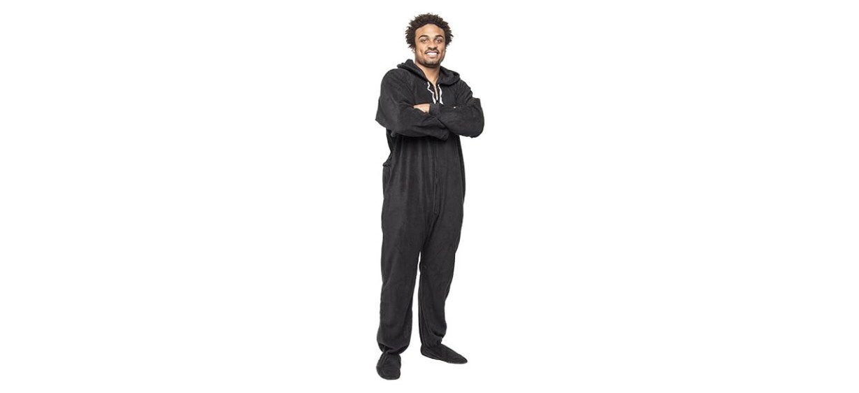 Forever Lazy Fleece Unisex Onesie with Pocket, Hood & Removable Feet