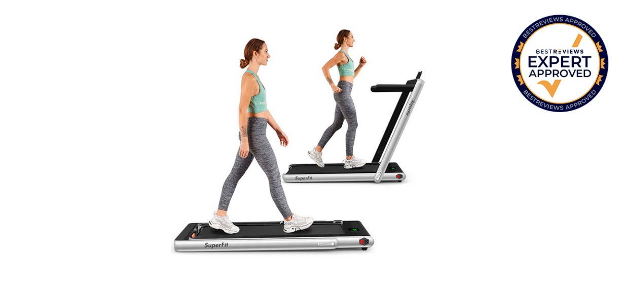 Best Goplus 2-in-1 Folding Treadmill