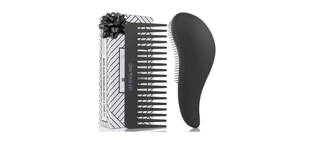 Best Lily England Detangling Brush and Wide-Tooth Comb Set Best Lily England Detangling Brush and Wide-Tooth Comb Set