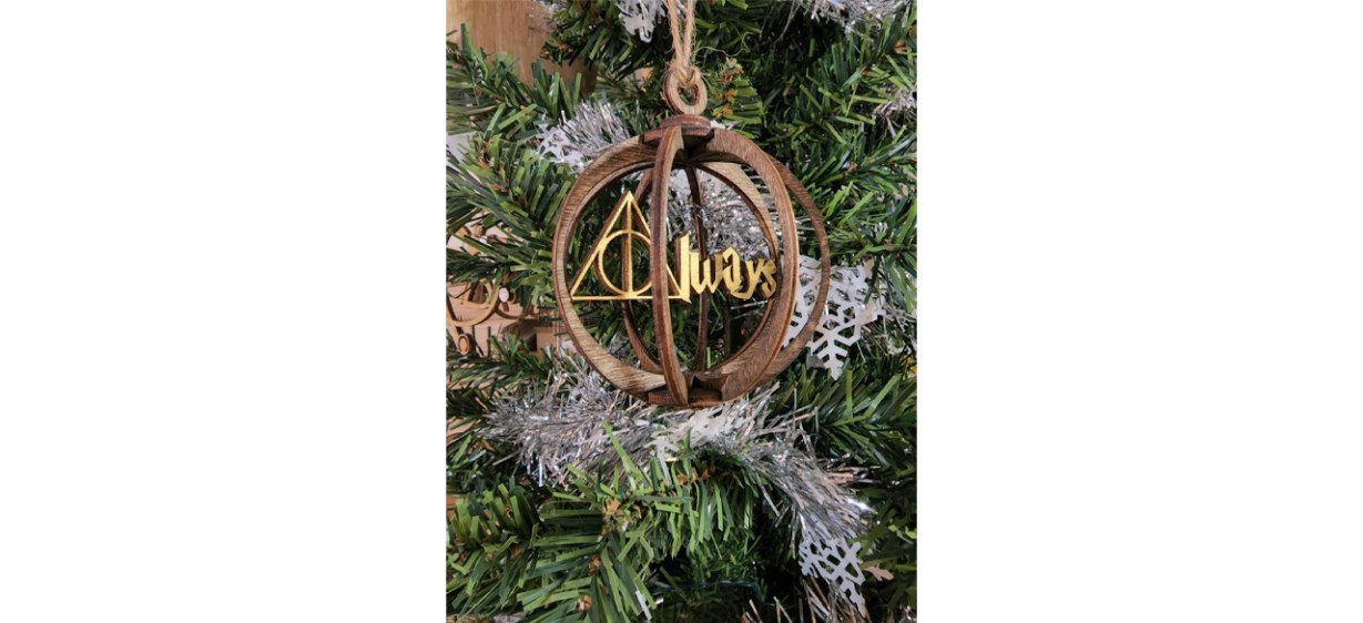 Best OyerDesign HP Always Inspired Christmas Ornament
