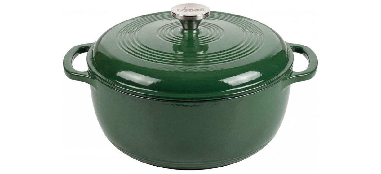 Lodge 6 Quart Enameled Cast Iron Dutch Oven