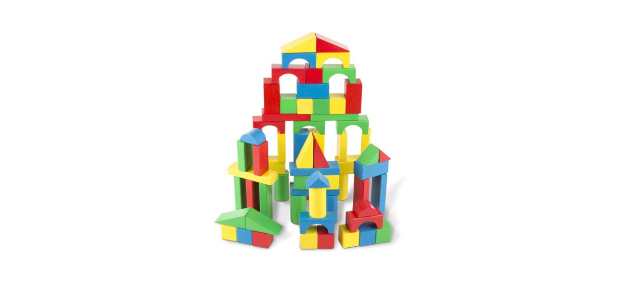 best Melissa & Doug Wooden Building Set