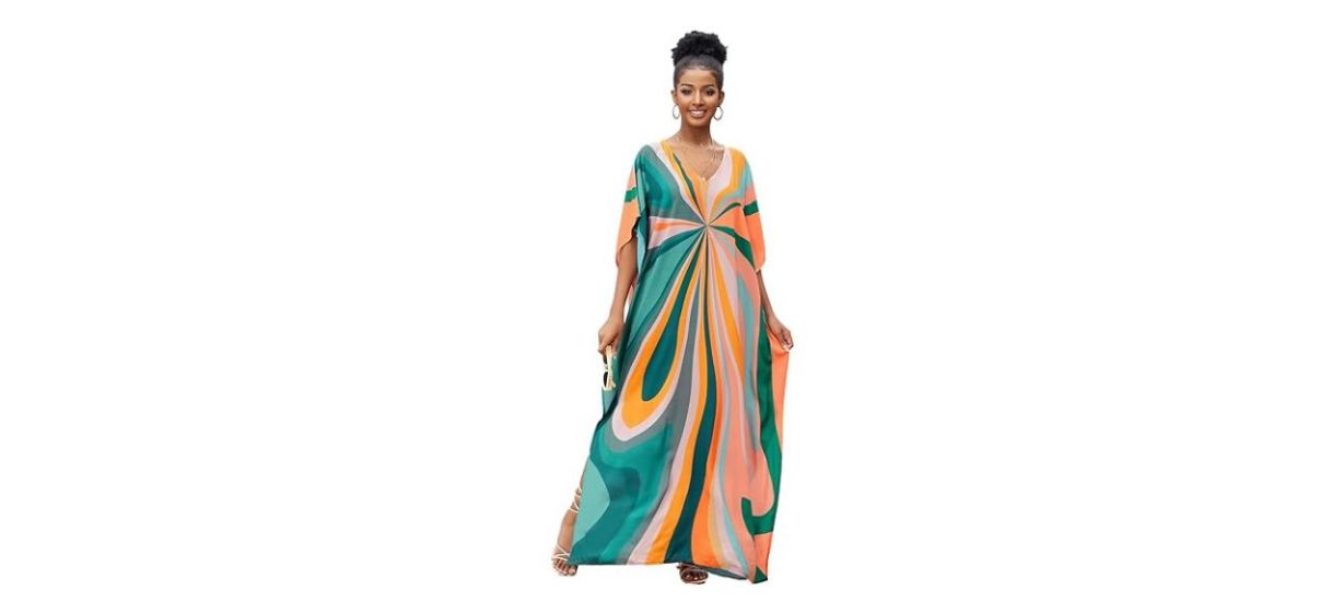 Embrace your inner Mrs. Roper with these amazing caftans