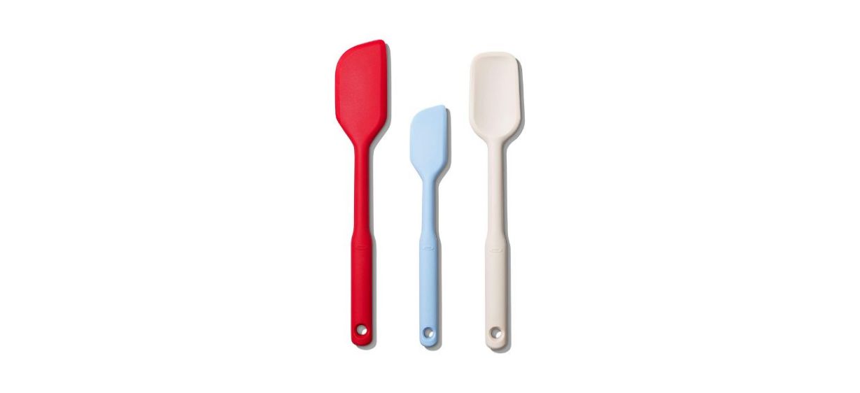 Best Oxo Good Grips Three-Piece Silicone Spatula Set