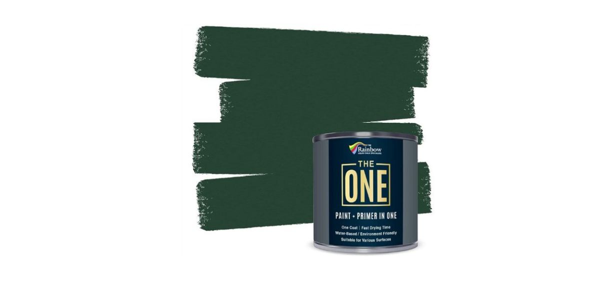 The One Interior &amp; Exterior Matte Green Paint &amp; Primer