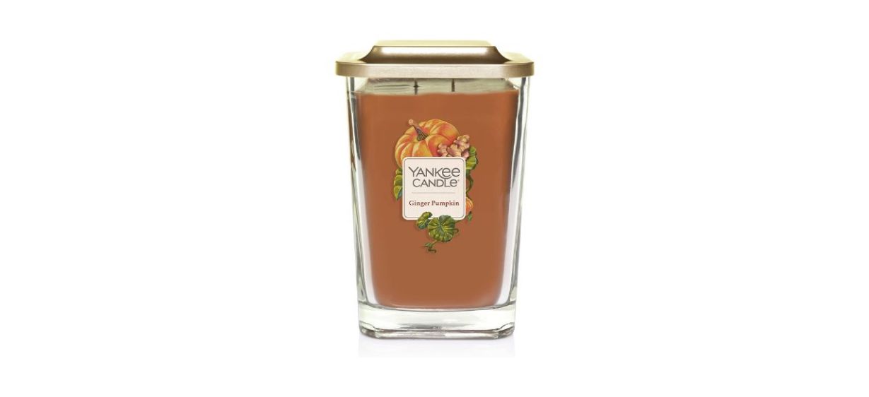 Yankee Candle Elevation Collection with Platform Lid Ginger Pumpkin Scented Candle