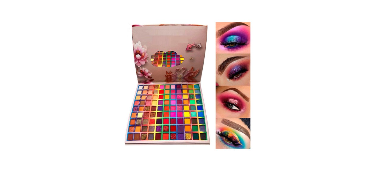Best Rechoo Glitter And Rainbow Eyeshadow Palette
