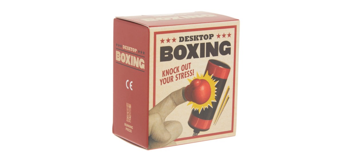 Best Running Press Desktop Boxing kit in box 