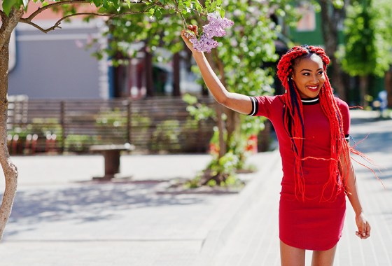 Best short red dress
