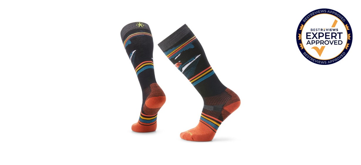 Best Smartwool Snowboard Targeted Cushion Piste Machine Over the Calf Socks
