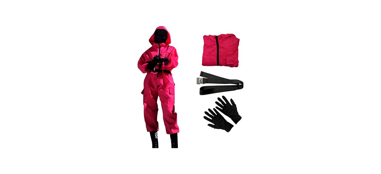 Best Squid Game Guard Jumpsuit Set