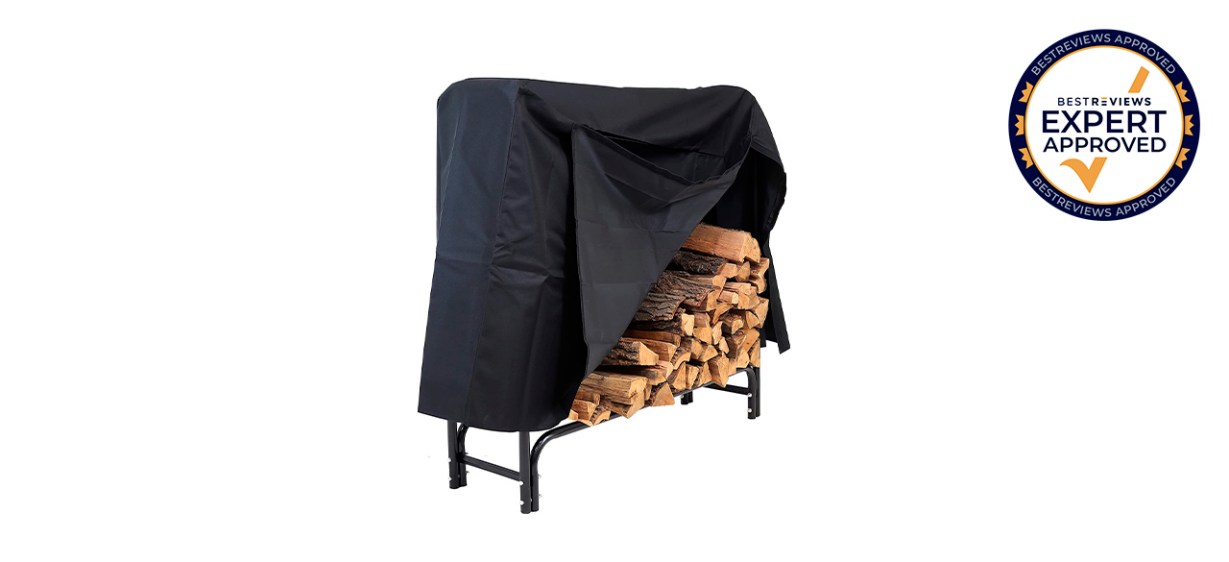 Best Sunnydaze Outdoor Firewood Log Rack