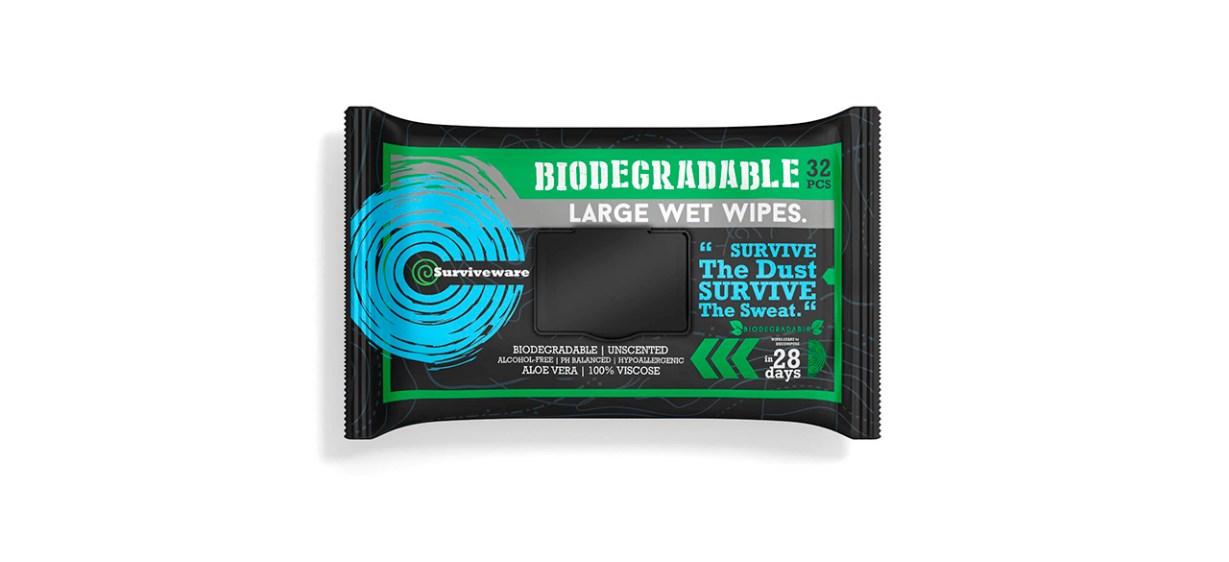 Best Surviveware Biodegradable Wet Wipes 