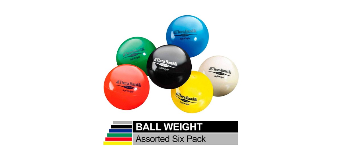 Best THERABAND Soft Handheld Ball-Shaped Weight Set