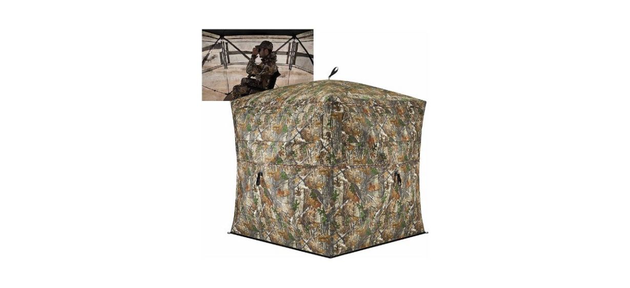 Best Tidewe Hunting Blind See-Through with Carrying Bag