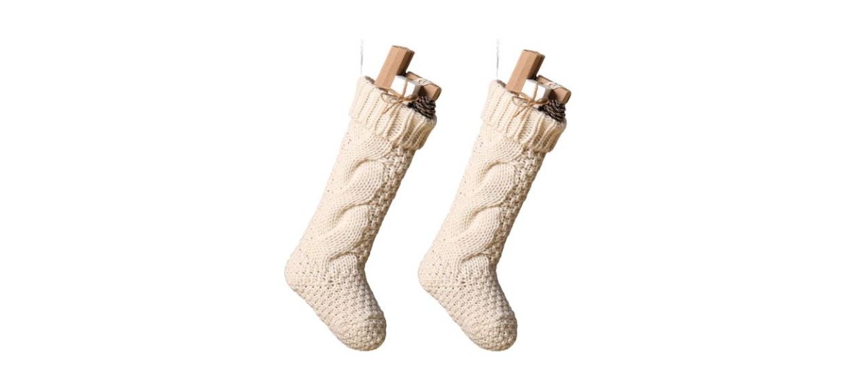 Toes Home Knitted Christmas Stockings