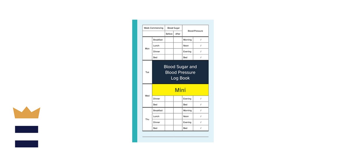 Blood Sugar and Blood Pressure Log Book Mini by Clarence Edgehill