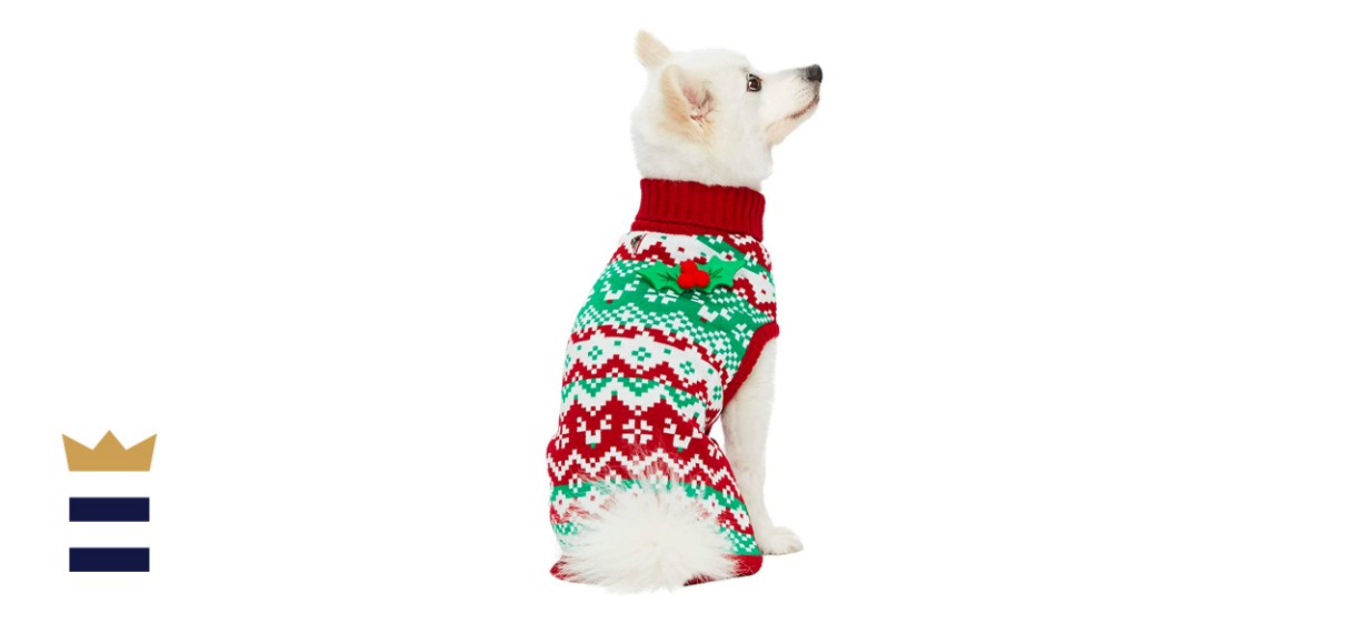 Blueberry Pet Holiday Sweater
