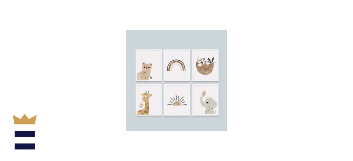 Boho Nursery Decor, Neutral Color Print Set