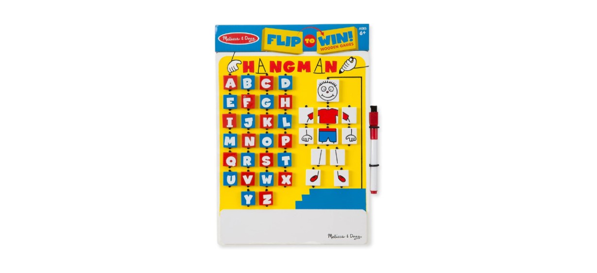 Melissa &amp; Doug Flip to Win Travel Hangman Game