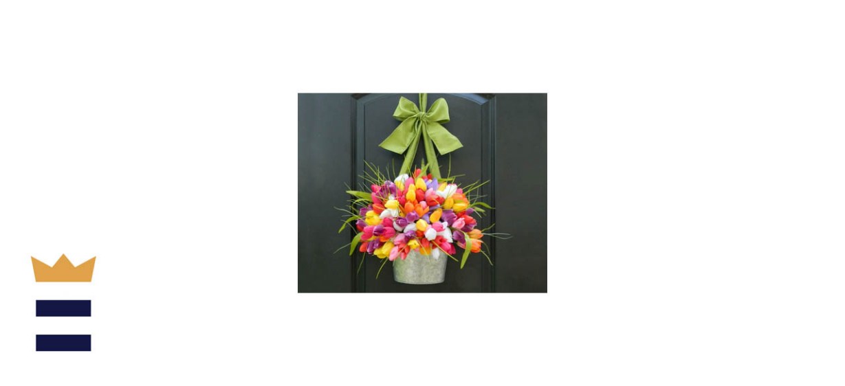 EverBlooming Original Bright Tulip Wreath