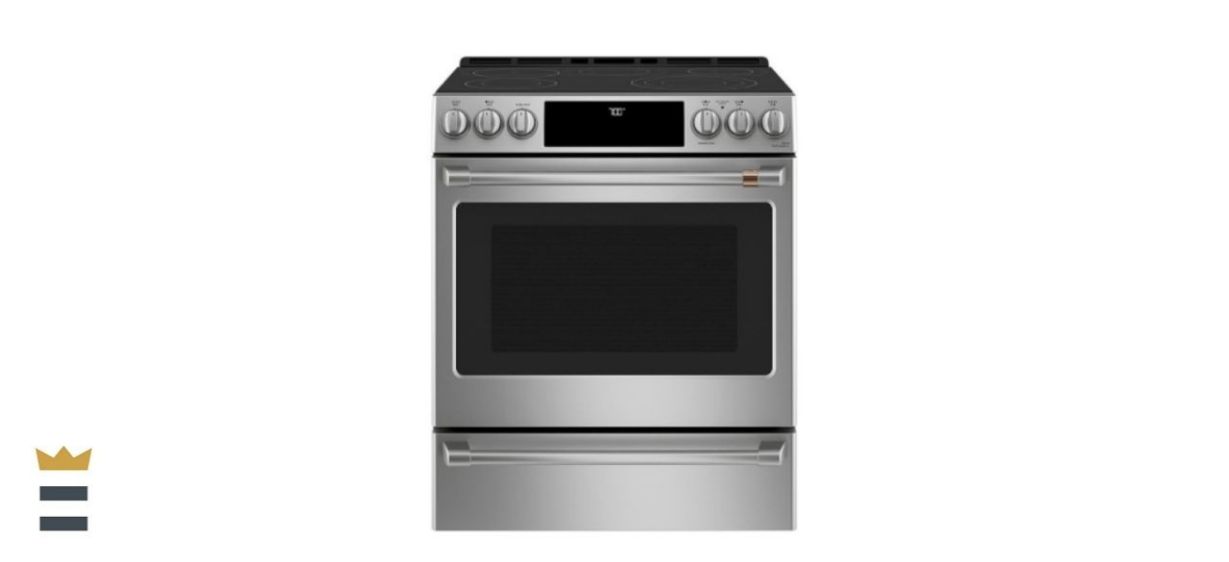 Cafe 30-Inch 5.7-Cubic Foot Smart Slide-In Electric Range