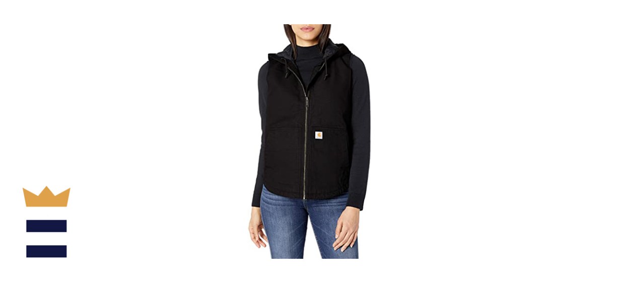 Carhartt Washed Duck Hooded Vest