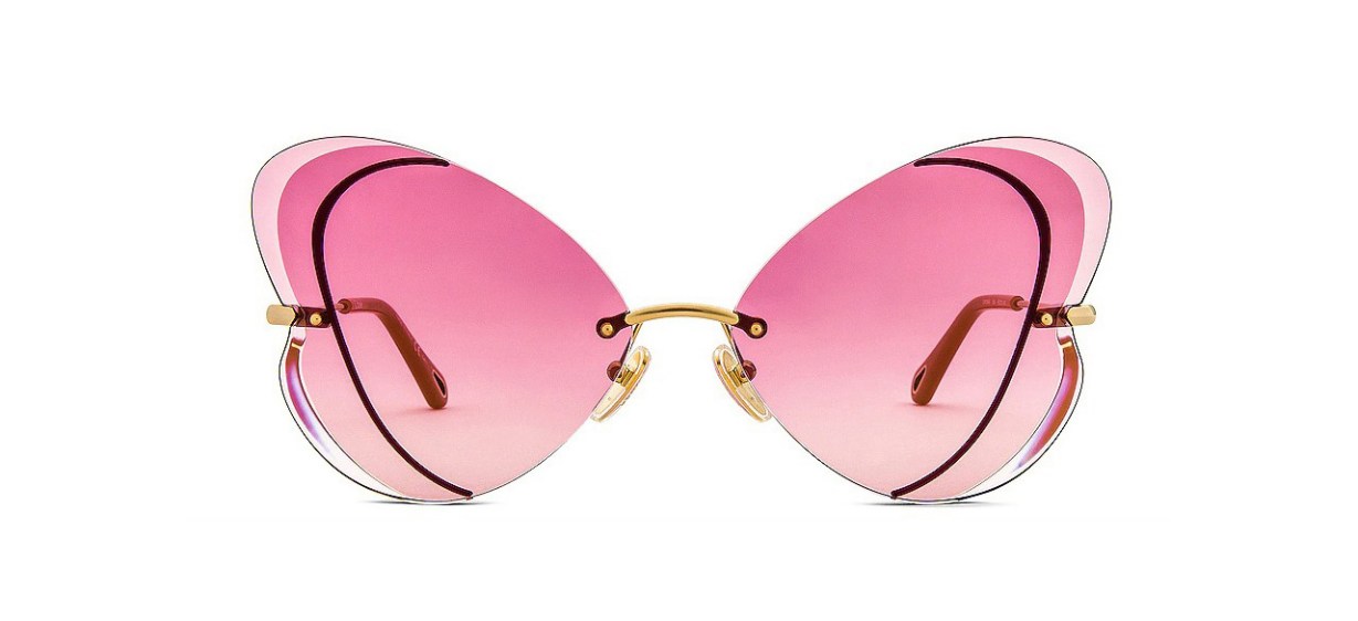 Chloe Butterfly Gradient Sunglasses