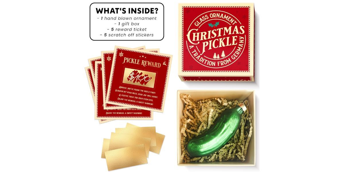 KOGIZO Store German Pickle Ornament