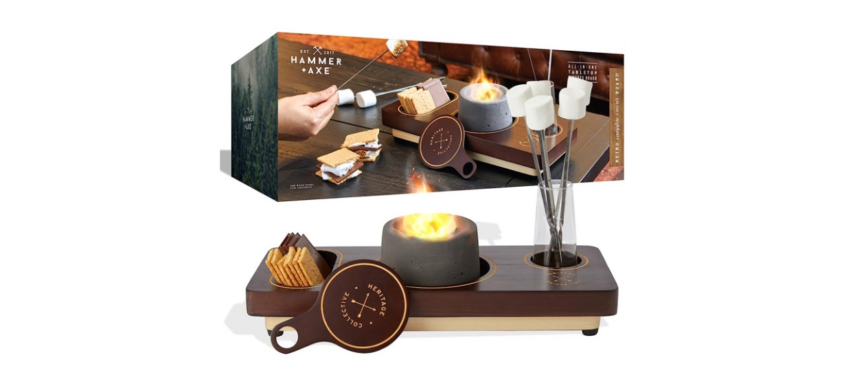 Hammer + Axe Campfire S'mores Board Hammer + Axe Campfire S'mores Board