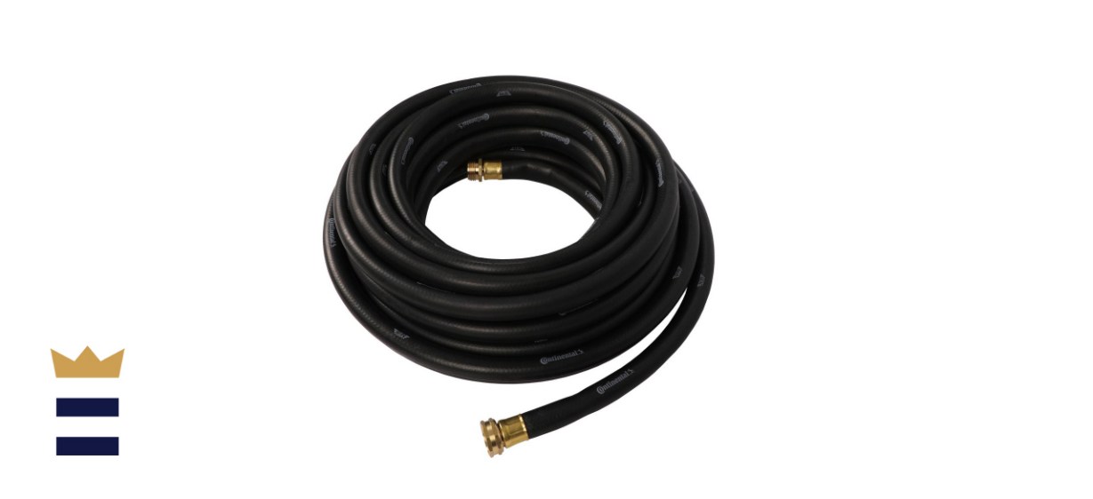 Premium 5/8 in. Dia x 50 ft. Commercial Grade Rubber Black Water Hose