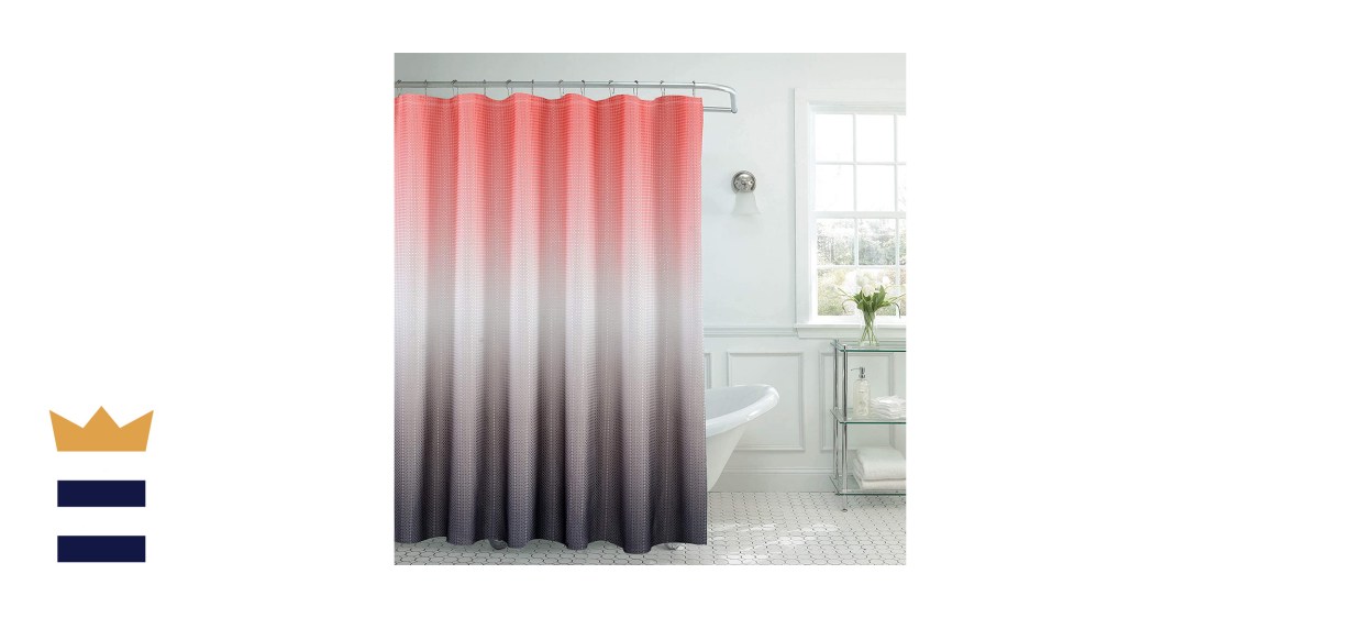 Creative Home Ideas Ombre Waffle Weave Shower Curtain