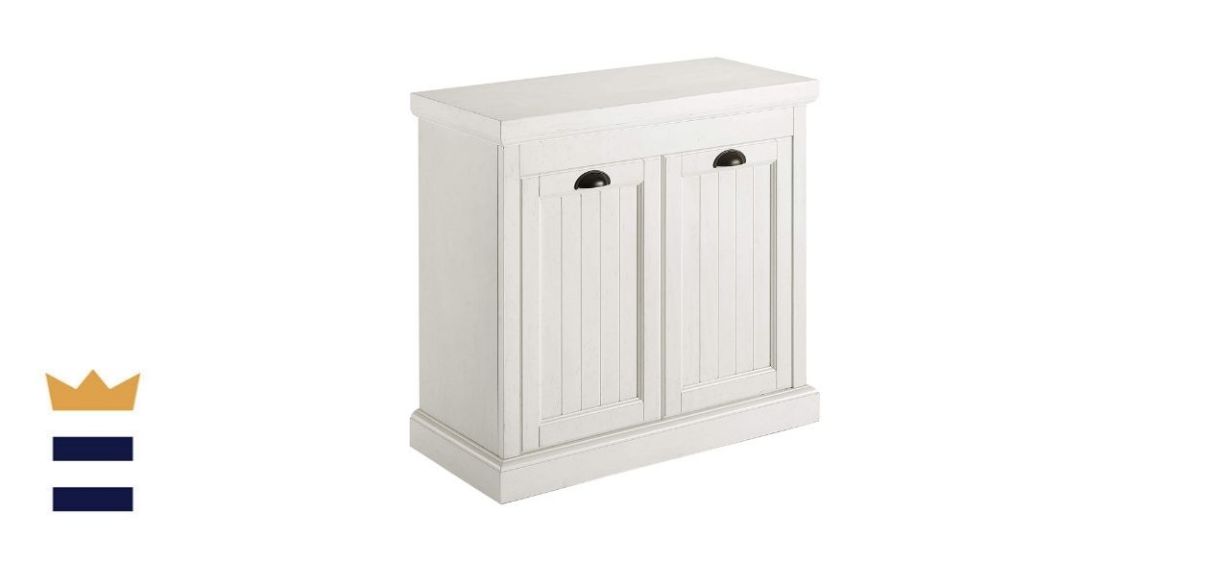 Crosley Furniture Seaside Lift-Top Linen Hamper