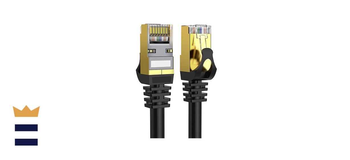Dacrown 50-foot Shielded Cat 8 Ethernet Cable Indoor and Outdoor