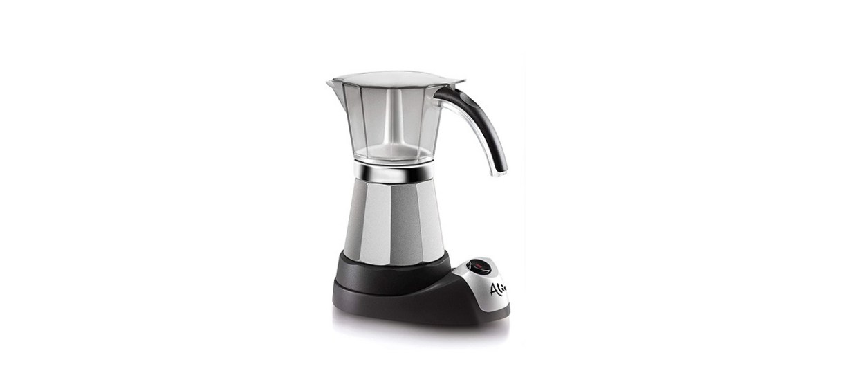 De'Longhi Italian Moka 6-Cup Stainless Steel Electric Espresso Maker