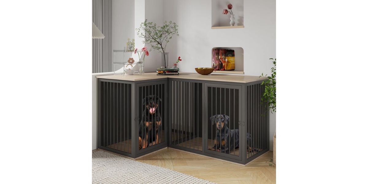 linor Large Dog Crate Furniture