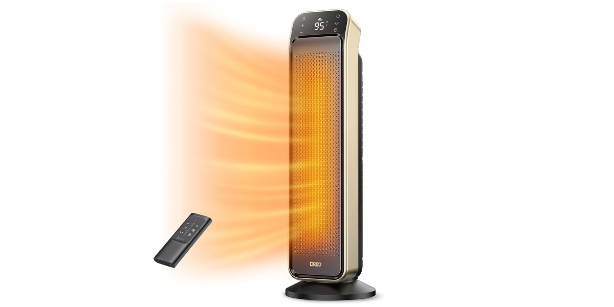 Dreo 25-inch Indoor Space Heater with Remote and Thermostat