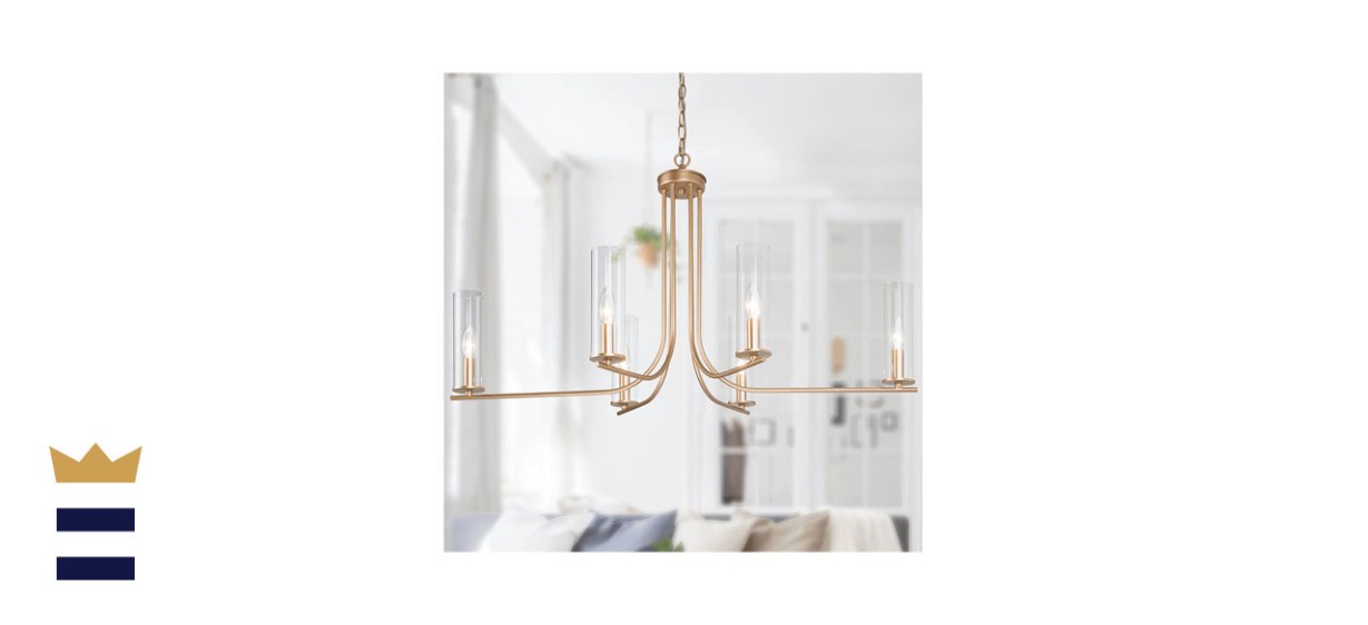 Durant Lighting Gold Chandelier Light Fixture 