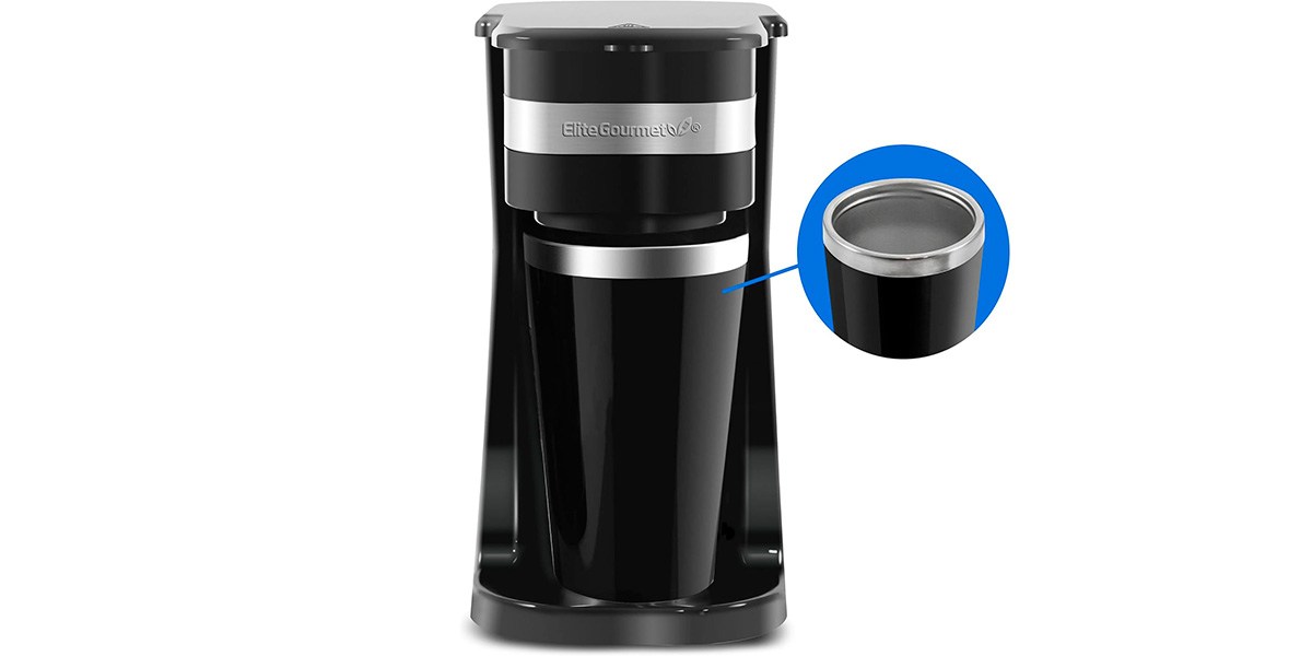 Elite Gourmet EHC111A Personal Single-Serve Compact Coffee Maker