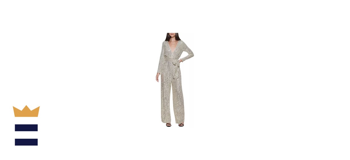 Eliza J Sequin Jumpsuit