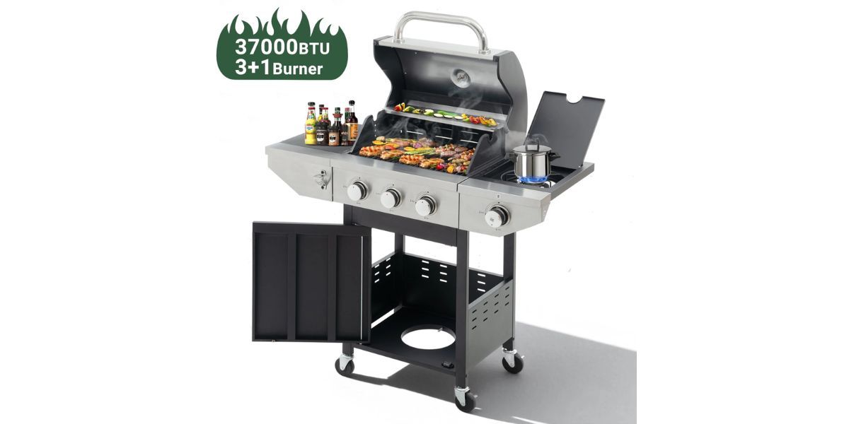 Enyopro 3 Burner Propane Gas Grill