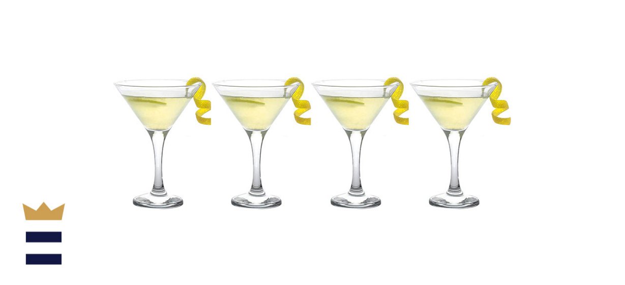 Epure Milano Collection Stemmed Martini Glass Set