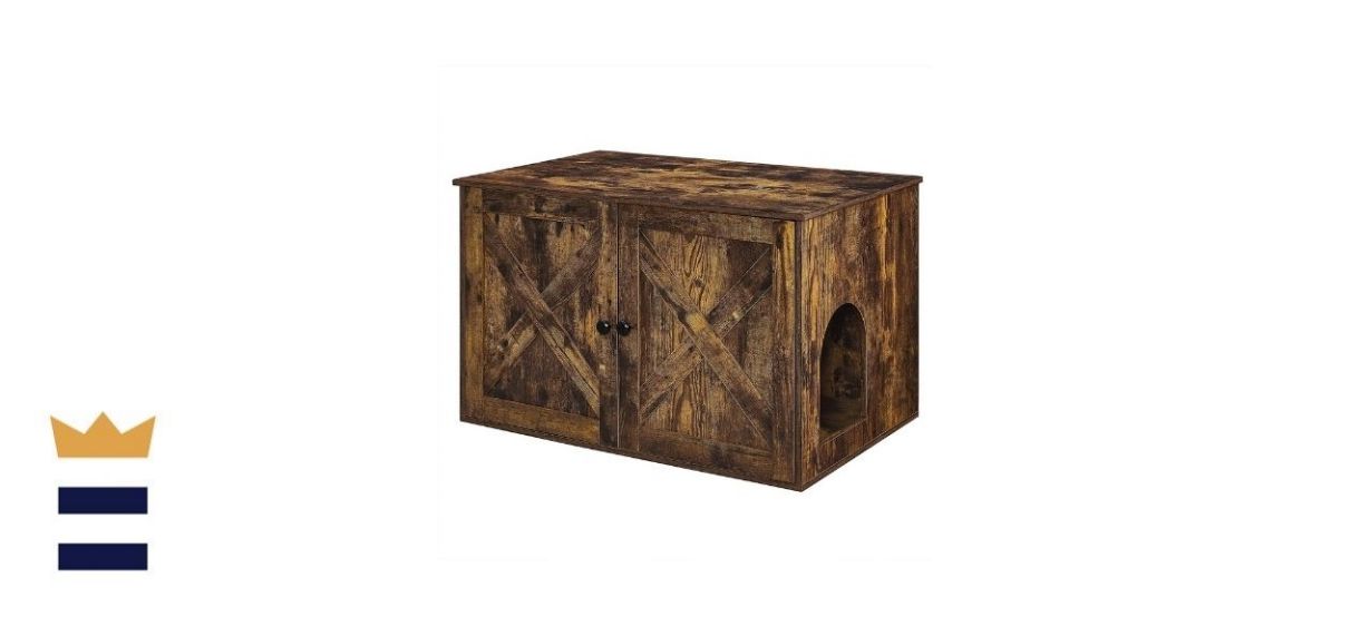 FEANDREA Hidden Cat Litter Box Enclosure